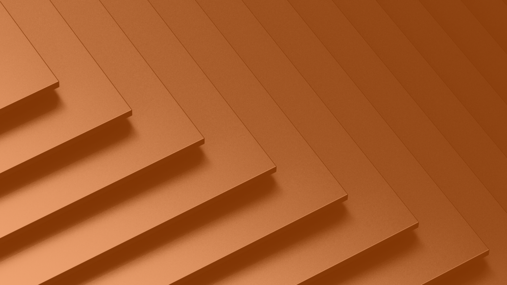 Orange stairs: decorative image.