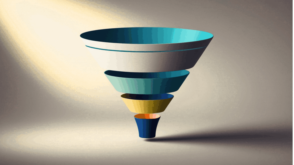 An iteration of a sales funnel.